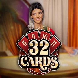 Live Casino logo of 32 Cards from Ezugi at Spinjo Casino