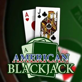 American Blackjack online game logo by Habanero on spinjos.ca
