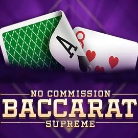 Baccarat Supreme slot visual from OneTouch Games available on spinjos.ca