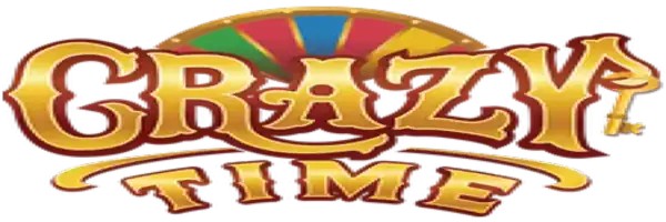 Crazy Time online game logo by Evolution on spinjos.ca