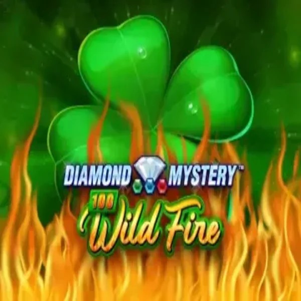 Slots logo of Diamond Mystery 100 Wild Fire from Greentube at Spinjo Casino