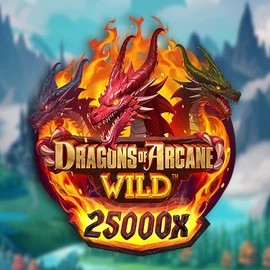 Dragons of Arcane Wild logo by Foxium Spinjo Casino