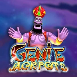 Genie Jackpots online game logo by Blueprint Gaming on spinjos.ca