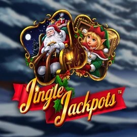 Jingle Jackpots logo by Dragon Gaming Spinjo Casino