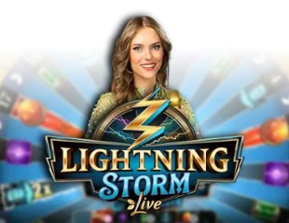 Lightning Storm online game logo by Evolution on spinjos.ca