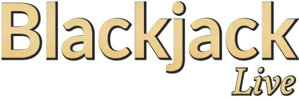 Live Blackjack logo by Evolution at Spinjo Casino