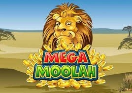 Mega Moolah slot logo – Slots by Games Global at Spinjo Casino