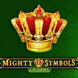 Mighty Symbols Crowns online game logo by Wazdan on spinjos.ca