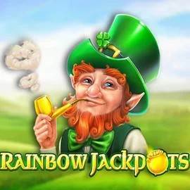 Jackpots logo of Rainbow Jackpots from Red Tiger Gaming at Spinjo Casino