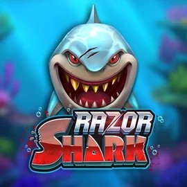 Official Slots logo: Razor Shark by Push Gaming at Spinjo Casino
