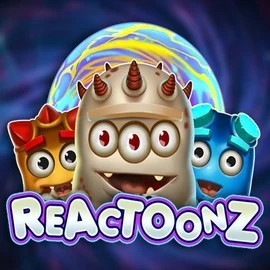 Reactoonz game by Play'n GO – logo hosted on Spinjo Casino