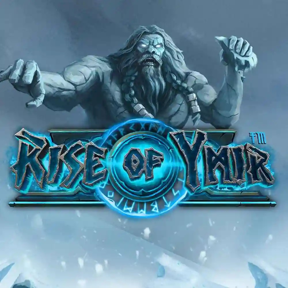 Official Slots logo: Rise of Ymir by Hacksaw Gaming at Spinjo Casino