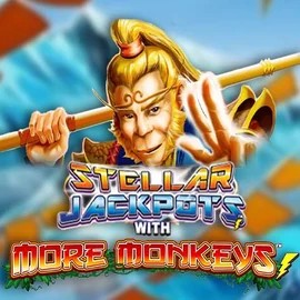 Play Stellar Jackpots with More Monkeys slot by Lightning Box Game on spinjos.ca