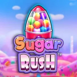 Sugar Rush logo by Pragmatic Play at Spinjo Casino