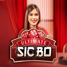 Ultimate Sic Bo slot logo by Ezugi at Spinjo Casino