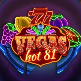 Vegas Hot 81 slot visual from Wazdan available on spinjos.ca